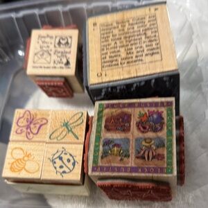 Stampin' Up! Nature and lots of block sided stamps!